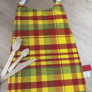 Serviette élastiquée cantine