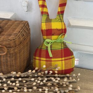 Doudou lapin madras
